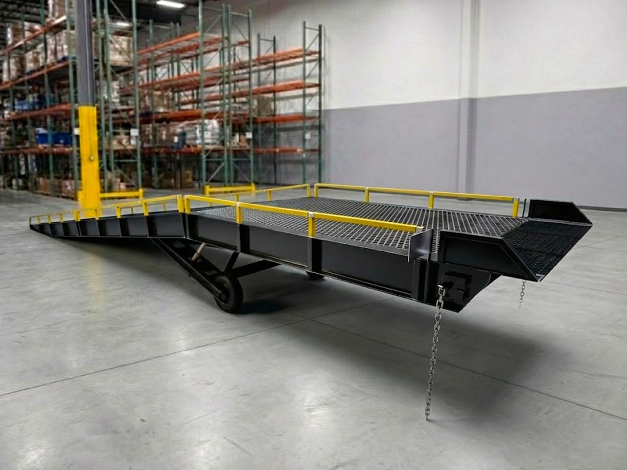 Гидравлическая мобильная рампа 10 т — ширина 2400 мм